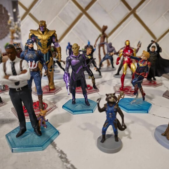 Marvel Avengers Superhero Action Figure Collection Set 28 figures - Picture 3 of 16